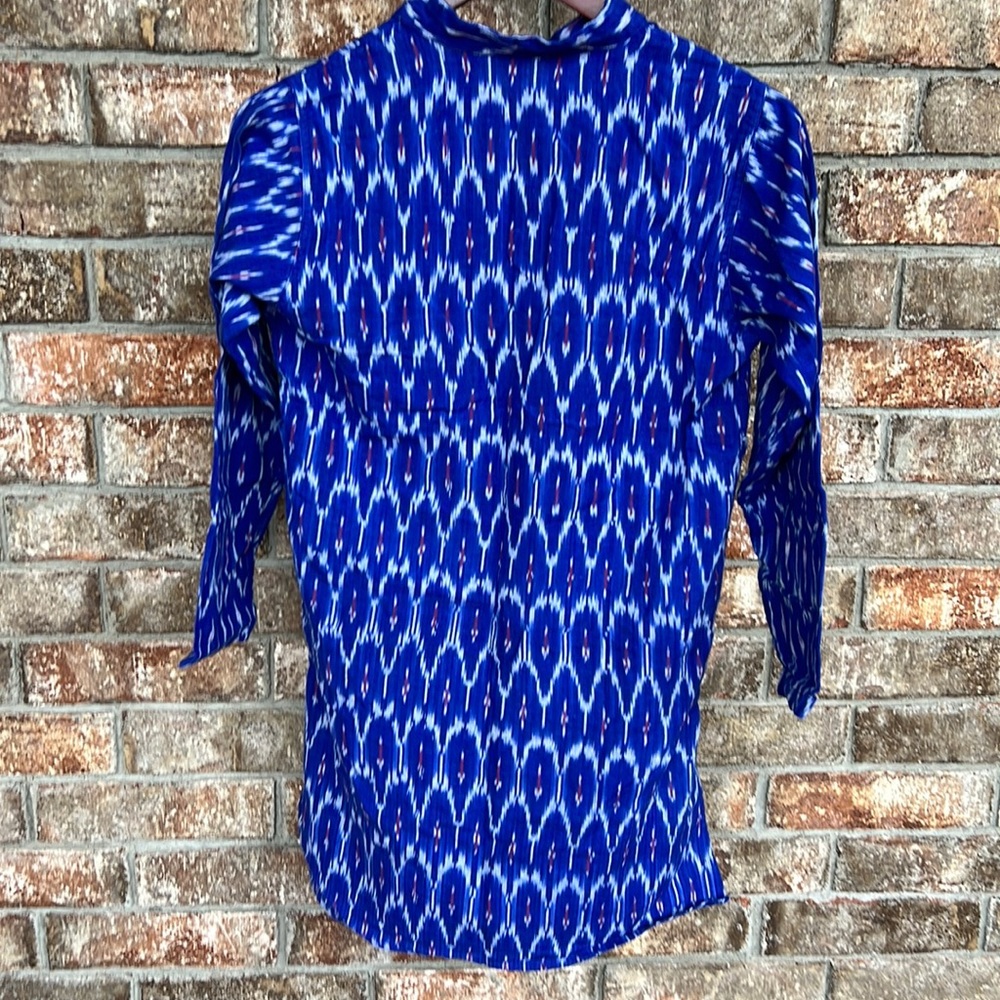 Sundari Silks Ikat desisgn tunic/kurti - Picture 7 of 12